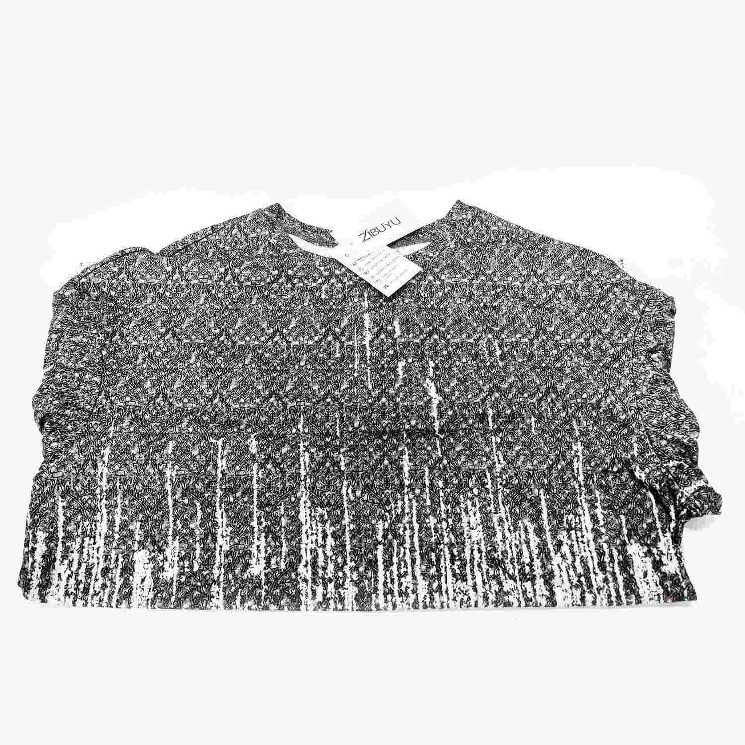 ZIBUYU Mens Linen Henley Shirts Casual Lightweight 3/4 Sleeve T-Shirt Summer Beach Yoga Hippie Tops
